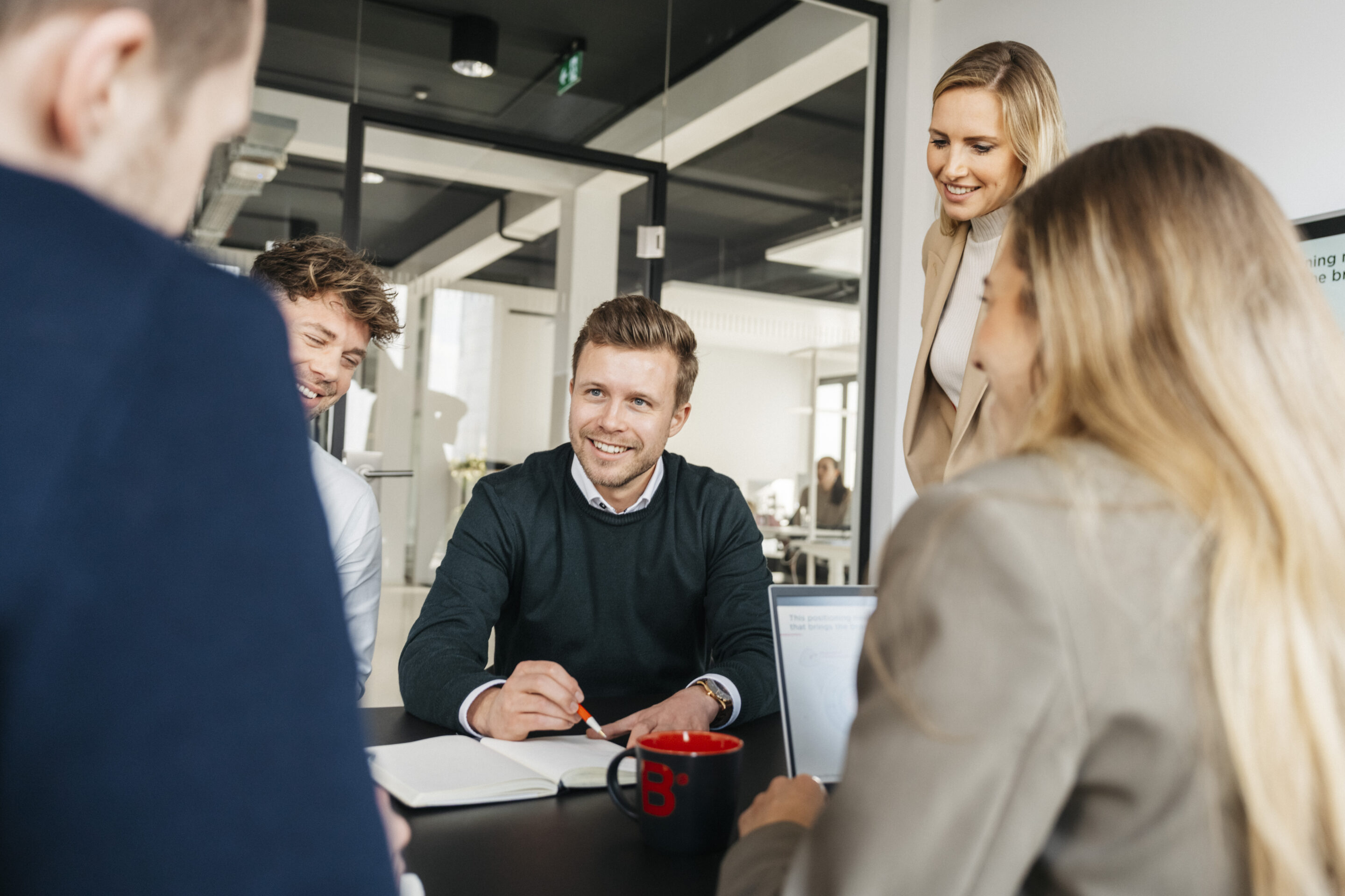 Beratungsteam von Batten & Company im Strategiemeeting
